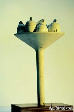 Projet de château d’eau, Saint-Quentin-en-Yvelines, 1983, montage-photo © Philolaos